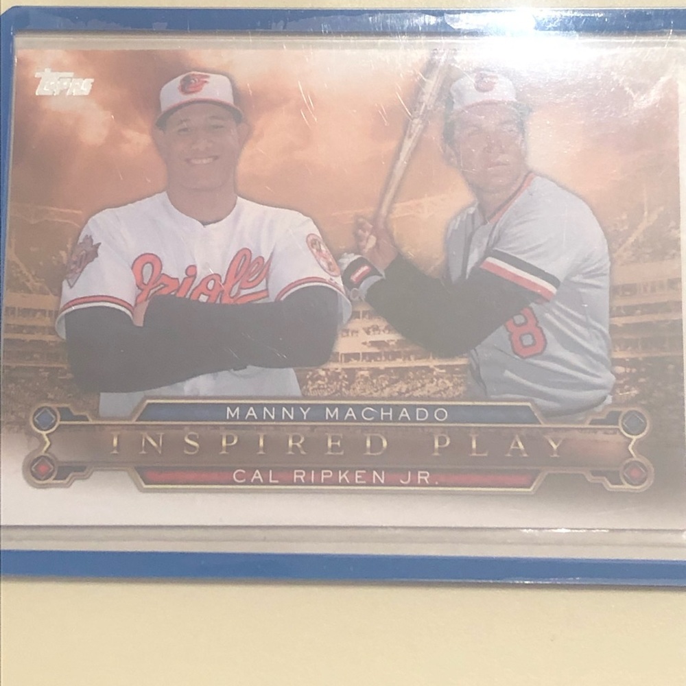 Manny Machado and Cal Ripken Jr. Baseball